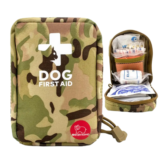 78-Piece Pet First Aid Kit - Emergency Trauma Care for Dogs & Cats - Includes Splint, Bandages, Antiseptics & Rescue Tools | Compact Medical Storage Bag for Travel & Hiking