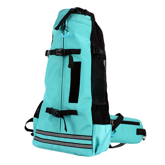 Premium Pet Carrier Backpack for Hiking & Travel - Ventilated Airline-Approved Dog & Cat Backpack for Medium Pets Up to 25lbs - Hands-Free Walking, Camping & Outdoor Adventures